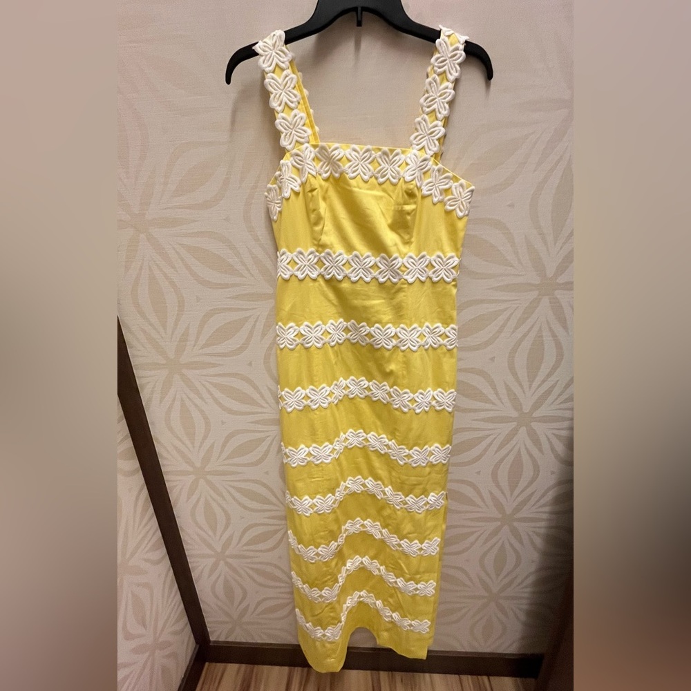 Lilly Pulitzer yellow Davis maxi